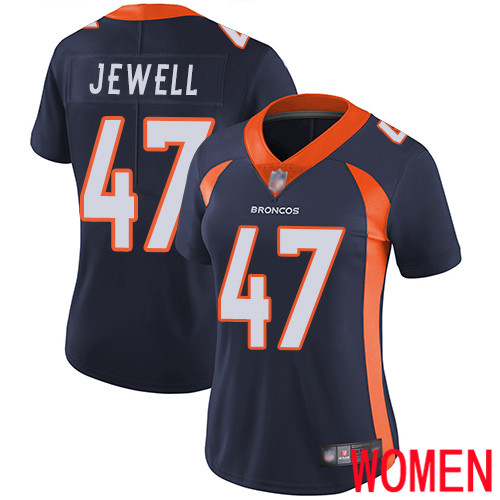 Women Denver Broncos 47 Josey Jewell Navy Blue Alternate Vapor Untouchable Limited Player Football NFL Jersey